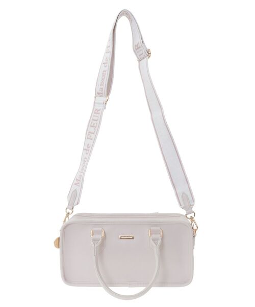 Maison de FLEUR(メゾンドフルール)の「ピンクマニアスクエア2Wayトートバッグ(ショルダーバッグ・レディース・ピンク・FREE)」の13枚目の写真