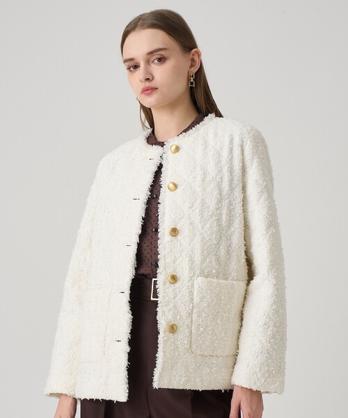 ANAYI（アナイ）の「カルゼリバーボタンレスジレ（その他