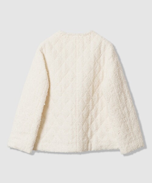 ANAYI(アナイ)の「フラッグツイードキルティングコート(その他アウター・レディース・ブラック/オフホワイト・36/38/34)」の13枚目の写真