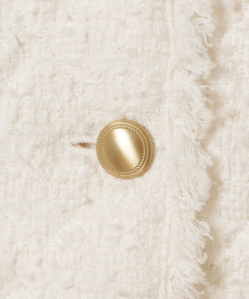 ANAYI(アナイ)の「フラッグツイードキルティングコート(その他アウター・レディース・ブラック/オフホワイト・36/38/34)」の17枚目の写真