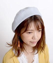 MARAI（マーライ）の「シンプルサマーベレー帽 こなれ感（ハンチング/ベレー帽）」
