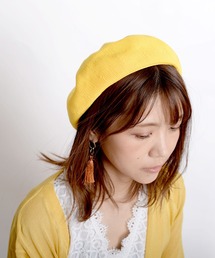 MARAI（マーライ）の「シンプルサマーベレー帽 こなれ感（ハンチング/ベレー帽）」