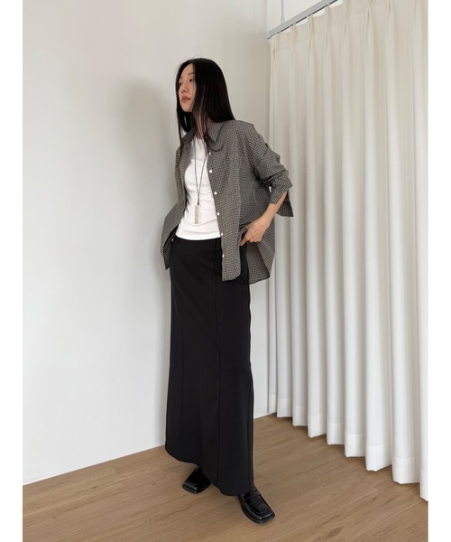Didot.showroom（ディドット ショールーム）の「ウッディチェックシャツ（シャツ/ブラウス・レディース・ブラウン/ブラック・FREE）」の22枚目の写真
