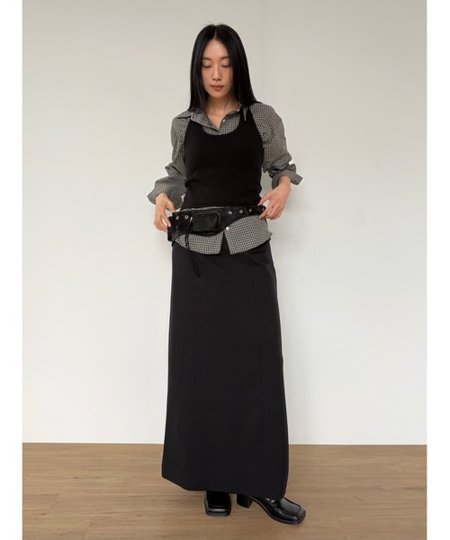 展示品　◇和洋 きものコーデ◇  セット　ブラック　ドット　ブラウス・ベルト付き 展示品 ◇和洋 きものコーデ◇ セット ブラック ドット ブラウス