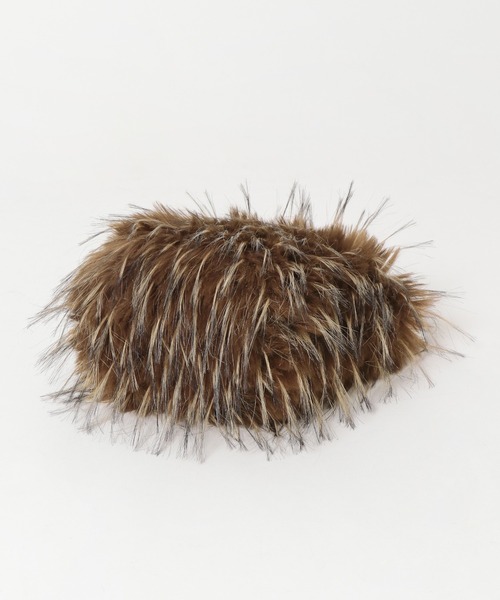 mysty woman（ミスティウーマン）の「ループファーBAG 607555（ショルダーバッグ・レディース・ブラウン・FREE）」の6枚目の写真