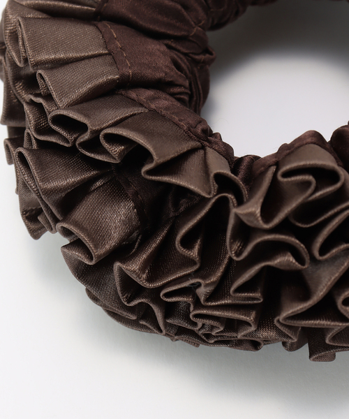 【新品】GOOD SQUISH BADLANDS BROWN SILK Good Squish/グッド スクイッシュ BADLANDS シュシュ（シュシュ