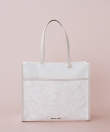 Maison de FLEUR | リボンプリントスクエアトートバッグ(トートバッグ)