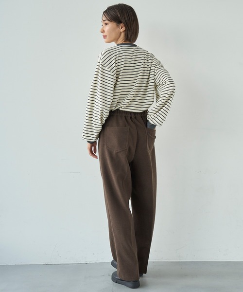 mil（ミル）の「柄アソート センタープレスパンツ【585078】（スラックス・レディース・ブラウン系その他/ブラウン/チェック・S-Short/M-Short/S-Regular/FREE/M-Regular）」の18枚目の写真