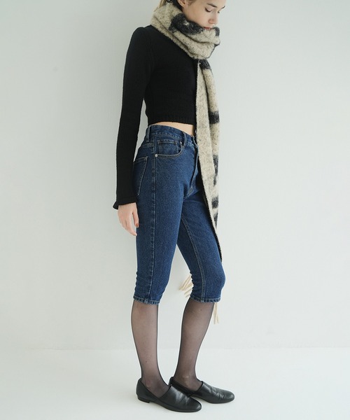 セール】COTTON SHORT KNIT TOPS（ニット/セーター）｜CLANE（クラネ