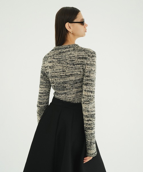 セール】COTTON SHORT KNIT TOPS（ニット/セーター）｜CLANE（クラネ