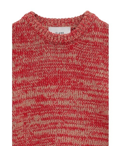 セール】COTTON SHORT KNIT TOPS（ニット/セーター）｜CLANE（クラネ