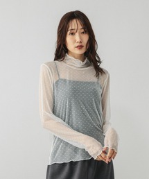 GLOBAL WORK | ストレッチシアーハイネックプルオーバー/598008(Tシャツ/カットソー)