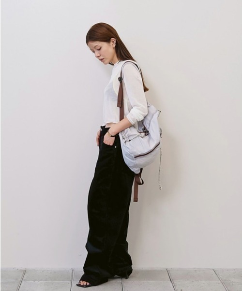 TODAYFUL(トゥデイフル)の「Useful Sheer Backpack(バックパック/リュック・レディース・ブルー系その他/ブラック・FREE)」の3枚目の写真