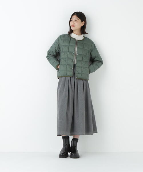 human woman(ヒューマンウーマン)の「◆コットンウォームカットソー(Tシャツ/カットソー・レディース・ブラウン/ホワイト系その他・MEDIUM)」の6枚目の写真