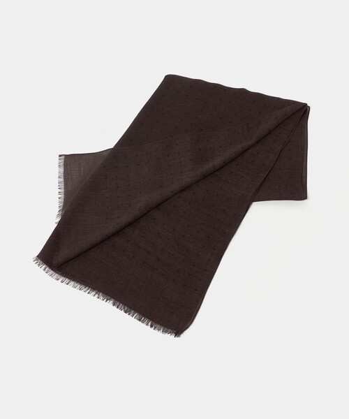 Holliday & Brown リバーシブル ストール セール】Holliday & Brown / リバーシブル ペイズリー×ソリッド