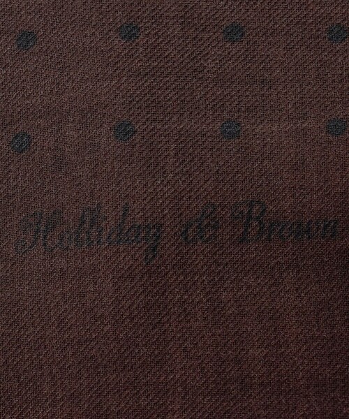 HOLLIDAY＆BROWN＞ドット ストール（ストール/ショール）｜Holliday