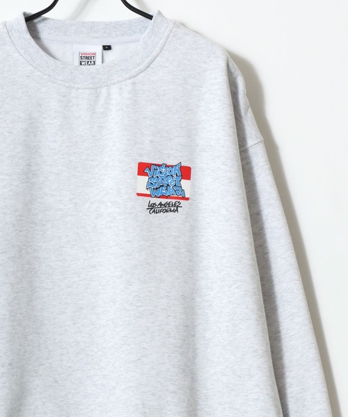 VISION STREET WEAR(ヴィジョンストリートウェア)の「VISION STREET WEAR/ヴィジョンストリートウェア オーバーサイズ 裏起毛 アニマルプリント ゴーストバックプリント ロゴ ワンポイント スウェット トレーナー/レディース メンズ(スウェット・メンズ・ブラック系その他/アッシュグレー/チャコールグレー/ブラック・L/M/LL)」の22枚目の写真
