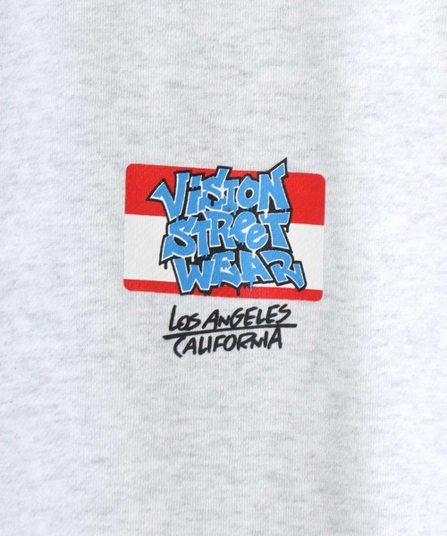 VISION STREET WEAR(ヴィジョンストリートウェア)の「VISION STREET WEAR/ヴィジョンストリートウェア オーバーサイズ 裏起毛 アニマルプリント ゴーストバックプリント ロゴ ワンポイント スウェット トレーナー/レディース メンズ(スウェット・メンズ・ブラック系その他/アッシュグレー/チャコールグレー/ブラック・L/M/LL)」の6枚目の写真