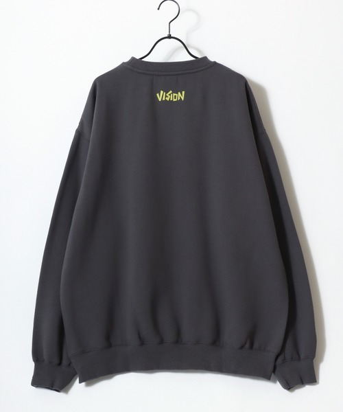 VISION STREET WEAR(ヴィジョンストリートウェア)の「VISION STREET WEAR/ヴィジョンストリートウェア オーバーサイズ 裏起毛 アニマルプリント ゴーストバックプリント ロゴ ワンポイント スウェット トレーナー/レディース メンズ(スウェット・メンズ・ブラック系その他/アッシュグレー/チャコールグレー/ブラック・L/M/LL)」の13枚目の写真