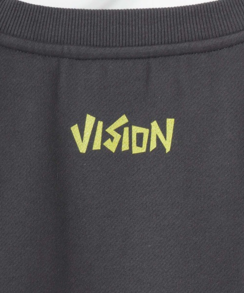 VISION STREET WEAR(ヴィジョンストリートウェア)の「VISION STREET WEAR/ヴィジョンストリートウェア オーバーサイズ 裏起毛 アニマルプリント ゴーストバックプリント ロゴ ワンポイント スウェット トレーナー/レディース メンズ(スウェット・メンズ・ブラック系その他/アッシュグレー/チャコールグレー/ブラック・L/M/LL)」の7枚目の写真