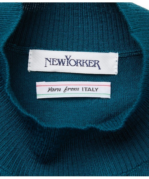NEWYORKER(ニューヨーカー)の「【手洗い可能】キャッシュウール ボトルネックプルオーバー(ニット/セーター・レディース・グリーン系その他3/ネイビー/パープル/ライトグレー/ピンク/ブラウン・M/L)」の7枚目の写真