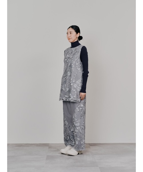 TEVALT（ヴァレット）の「カーブポイントレースパンツ（その他パンツ・レディース・ブラウン/ライトグレー・38）」の16枚目の写真