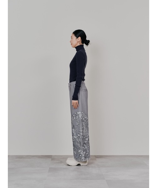 TEVALT（ヴァレット）の「カーブポイントレースパンツ（その他パンツ・レディース・ブラウン/ライトグレー・38）」の21枚目の写真