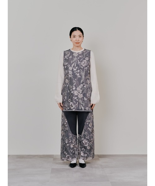 TEVALT（ヴァレット）の「カーブポイントレースパンツ（その他パンツ・レディース・ブラウン/ライトグレー・38）」の7枚目の写真