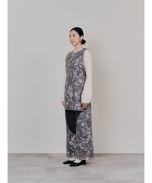 TEVALT（ヴァレット）の「カーブポイントレースパンツ（その他パンツ・レディース・ブラウン/ライトグレー・38）」の8枚目の写真