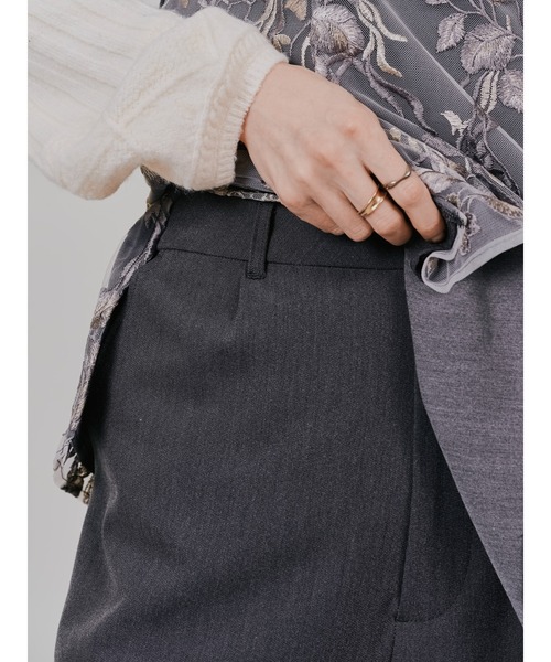 TEVALT（ヴァレット）の「カーブポイントレースパンツ（その他パンツ・レディース・ブラウン/ライトグレー・38）」の15枚目の写真