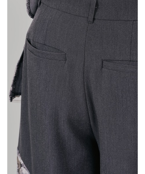 TEVALT（ヴァレット）の「カーブポイントレースパンツ（その他パンツ・レディース・ブラウン/ライトグレー・38）」の6枚目の写真