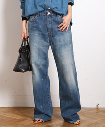 【タグ付き未使用】ドゥーズィエムクラス フラップディティールデニムワイドパンツ スリム クロップドデニム（デニムパンツ）｜Deuxieme Classe