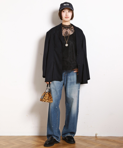 DENIM DELIGHT DAYS （デニム デライト デイズ）の「【DENIM DELIGHT DAYS】SELVEDGE STRAIGHT JEANS（デニムパンツ・レディース・ライトブルー・40/34/38/36）」の21枚目の写真