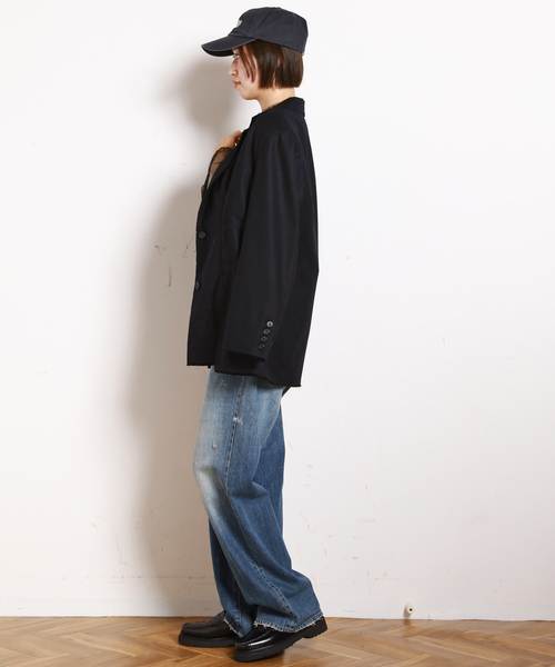 DENIM DELIGHT DAYS （デニム デライト デイズ）の「【DENIM DELIGHT DAYS】SELVEDGE STRAIGHT JEANS（デニムパンツ・レディース・ライトブルー・40/34/38/36）」の22枚目の写真