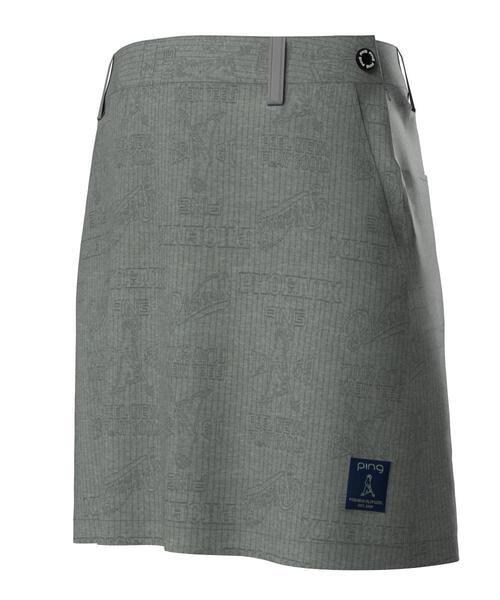 【グレー】全方向ストレッチPINGキルトジャガードスカート <LADIES LINE> (LADIES) セール】【PING APPAREL】全方向ストレッチPINGキルトジャガード