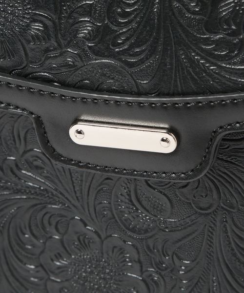 HARE（ハレ）の「Flowerエンボスミニショルダーバッグ(HARE)（ショルダーバッグ・レディース・グレー/ブラック・FREE）」の18枚目の写真