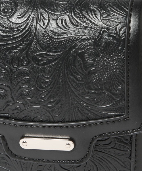 HARE（ハレ）の「Flowerエンボスミニショルダーバッグ(HARE)（ショルダーバッグ・レディース・グレー/ブラック・FREE）」の22枚目の写真