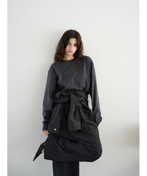 Katrin TOKYO（カトリーントーキョー）の「【UNIVERSAL OVERALL×Katrin TOKYO】back shirring body suit（Tシャツ/カットソー・レディース・ネイビー系/ホワイト/ピンク・FREE/XS）」の10枚目の写真