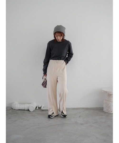 Katrin TOKYO（カトリーントーキョー）の「【UNIVERSAL OVERALL×Katrin TOKYO】back shirring body suit（Tシャツ/カットソー・レディース・ネイビー系/ホワイト/ピンク・FREE/XS）」の22枚目の写真
