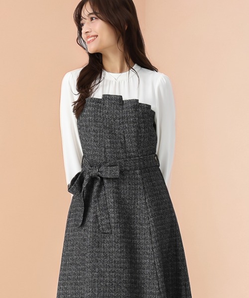 新品タグ付き♡ミストレアス♡コンパクトツイードビスチェ♡ブラック MOUSSY | COMPACT TWEED ビスチェ (その他トップス ) |SHEL'TTER WEBSTORE