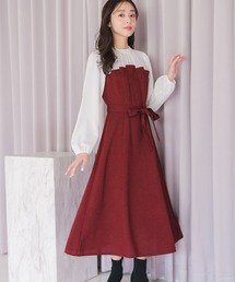 ワンピース（レッド/赤色系・ツイード）ファッション通販 - ZOZOTOWN