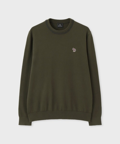 Sports Stripe Zebra' クルーネックニット / 252408 530XZ（ニット