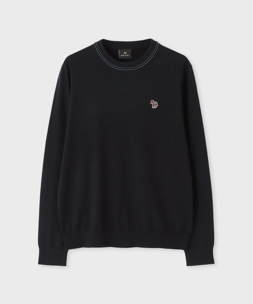 Sports Stripe Zebra' クルーネックニット / 252408 530XZ（ニット