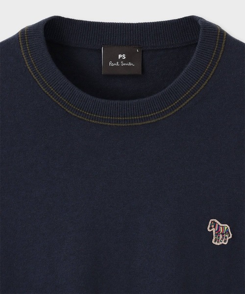 Sports Stripe Zebra' クルーネックニット / 252408 530XZ（ニット