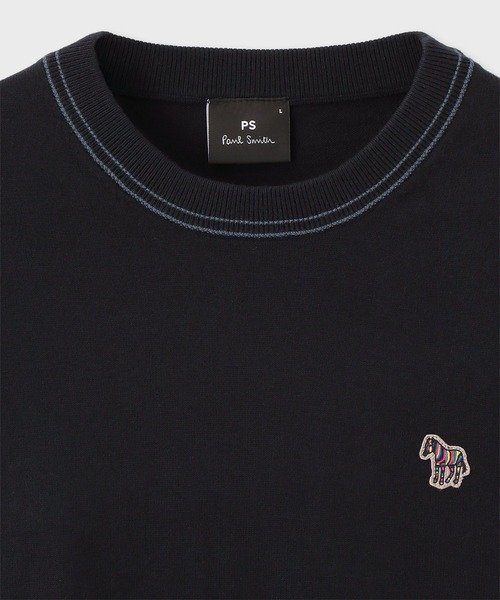 【最新作】ポールスミス　ニット　25AW Mサイズ Sports Stripe Zebra' クルーネックニット / 252408 530XZ（ニット