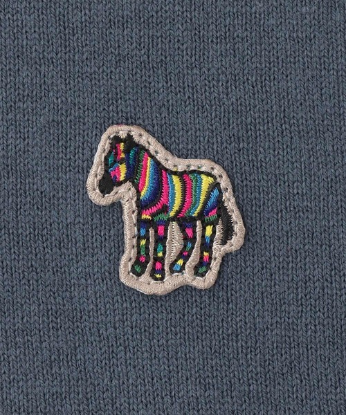PS Paul Smith(ピーエスポールスミス)の「"Sports Stripe Zebra" クルーネックニット / 252408 530XZ(ニット/セーター・メンズ・ブルーグレー/ブラック/カーキ/バーガンディー/ネイビー・MEDIUM/LARGE/X-LARGE/XX-LARGE)」の13枚目の写真
