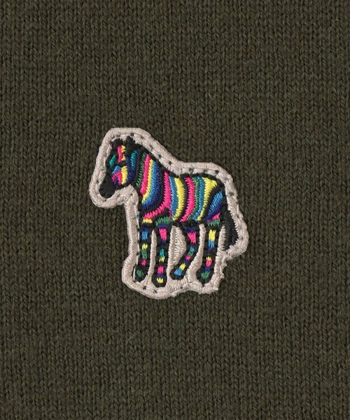PS Paul Smith(ピーエスポールスミス)の「"Sports Stripe Zebra" クルーネックニット / 252408 530XZ(ニット/セーター・メンズ・ブルーグレー/ブラック/カーキ/バーガンディー/ネイビー・MEDIUM/LARGE/X-LARGE/XX-LARGE)」の16枚目の写真