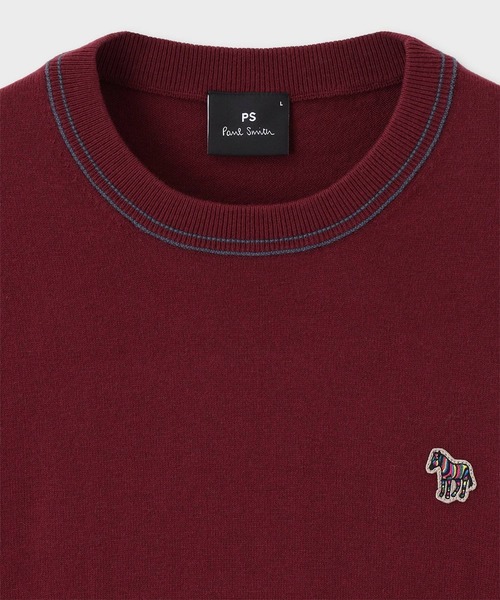 Sports Stripe Zebra' クルーネックニット / 252408 530XZ（ニット