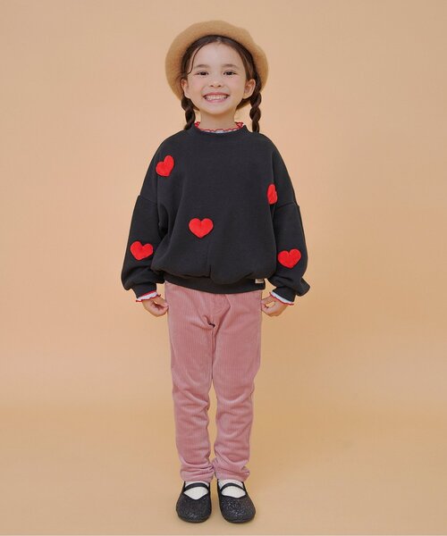 BREEZE（ブリーズ）の「【ジュニア対応】ギミックトレーナー（スウェット・キッズ・ブラウン/ブラック/アイボリー・80/90/100/110/120/130/140）」の5枚目の写真