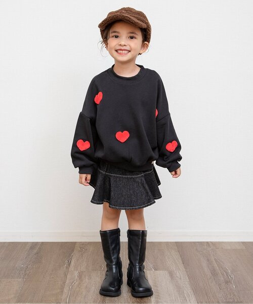 BREEZE（ブリーズ）の「【ジュニア対応】ギミックトレーナー（スウェット・キッズ・ブラウン/ブラック/アイボリー・80/90/100/110/120/130/140）」の7枚目の写真